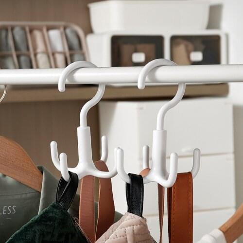 Rotating Hook Coat Bag Silk Scarf Scarf Apparel Accessories Coat Hook Household Cabinet Clothes Storage Rack Coat Hook