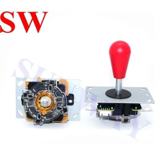 1PC Oval Balltop Arcade Sanwa joystick for fight machine Arcade game machine joystick 4 /8 way operation with Octagonal Gate