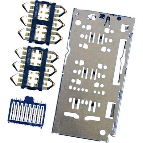 1Pcs Sim Card Reader Slot Tray Holder Connector Socket For Huawei Y6Pro Y6 Y6S Y5 Y7 Pro Y7Pro P Smart Z Y9 Prime 2019 Plug Jack