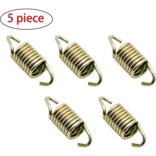 2/5/8/10pcs Motorcycle Exhaust Pipe Spring Stainless Steel Spring For Polaris Snowmobile ATV Quad UTV 1998-2012 Pressure Spring