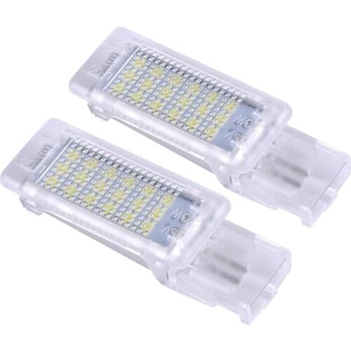2Pcs Car LED Footwell Light Trunk Lamp for Golf Plus Jetta Passat CC EOS Scirocco Tourage Sharan Caddy