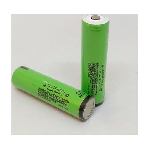 2PCS/LOT New Protected Original Panasonic CGR18650CG 18650 3.7V 2250mAh Rechargeable Battery Lithium Batteries Cell with PCB