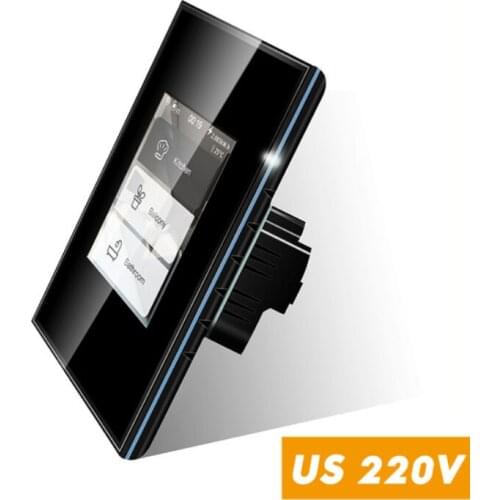 2020 Latest 4 Models In One LCD WIFI Smart Wall Switch Work With App Homekit ,alexa,googlehome For Smart Switch Smart Home