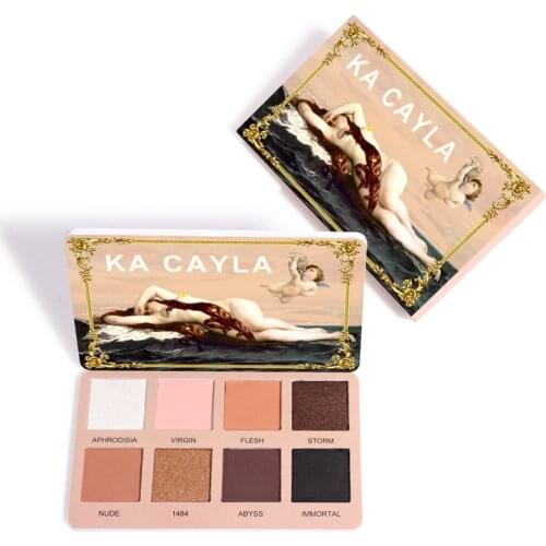 8-color Eyeshadow Makeup Palette Matte Glitter Eyeshadow Waterproof Pigment Long Lasting Shimmer Eyes Palette Cosmetics