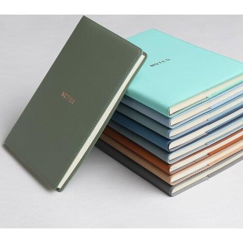 PU Leather A5 Notebook 100 sheets Business Notepad Office Daily Work Notebook Portable Agenda Organizer papeleria Stationery