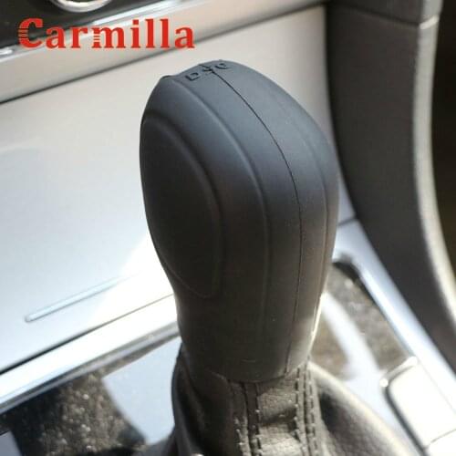 Carmilla Silicone Gear Knob Case for Volkswagen VW Golf 6 Passat B7 Jetta CC Polo Touran Tiguan Eos Scirocco Shift Knob Cover