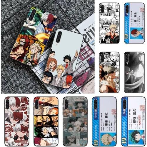 My hero academia Japan Anime Phone Case For Samsung A40 A31 A50 A51 A71 A20S S8 S9 Plus note 20 ultra