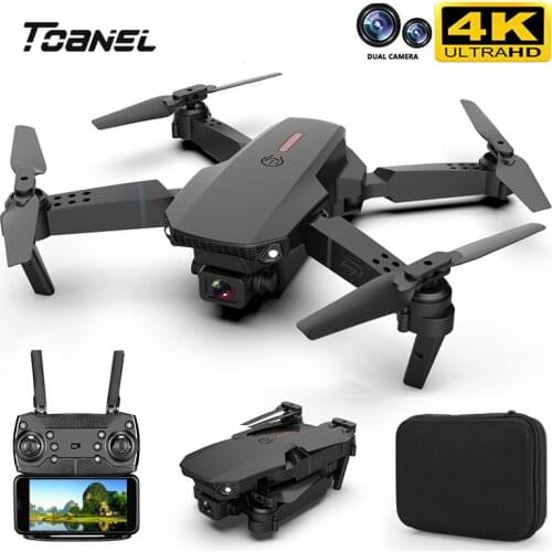 E88Pro Drone 4K Professional GPS HD 4K RC Airplane Dual-Camera Wide Angle Head Remote Quadcopter Airplane Toy Helicopter