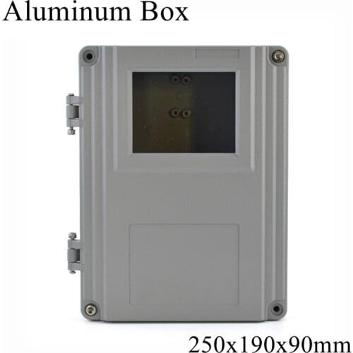 FA15-1 250x190x90mm Waterproof Aluminum Junction Box Electronic Terminal Sealed Diecast Metal Enclosure Case Connector Outdoor