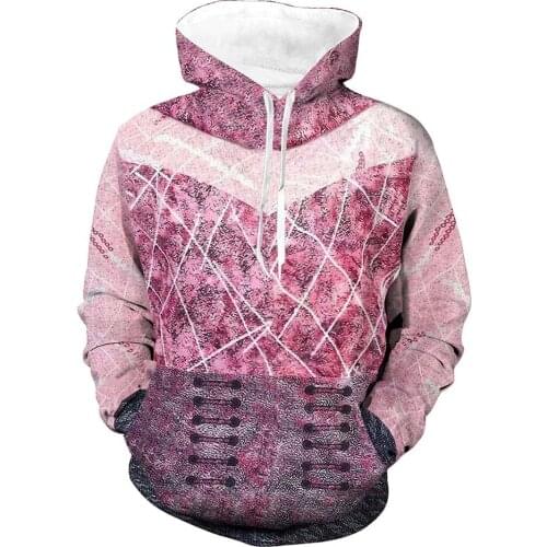Descendants 3 Evil Hoodies Sweatshirt Cosplay Pullover Jacket 3D Print Thin Sweatshirts Coat Unisex Hoodie Long Sleeve Hooded