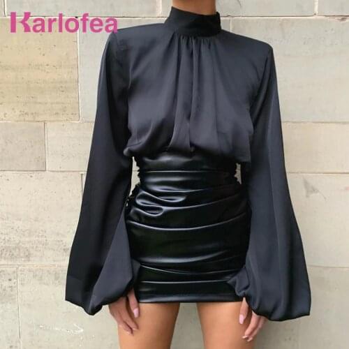 Шелковые блузки Karlofea China At AliExpress