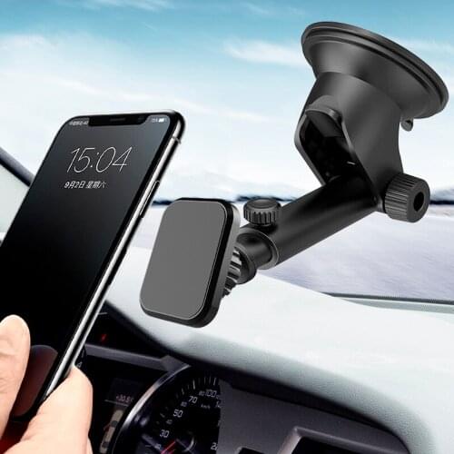 Magnet Car GPS Phone Mount Cell Phone Holder Dashboard Windshield Adjustable Mobile Phone holder for iPhone 11 Xiaomi Universal