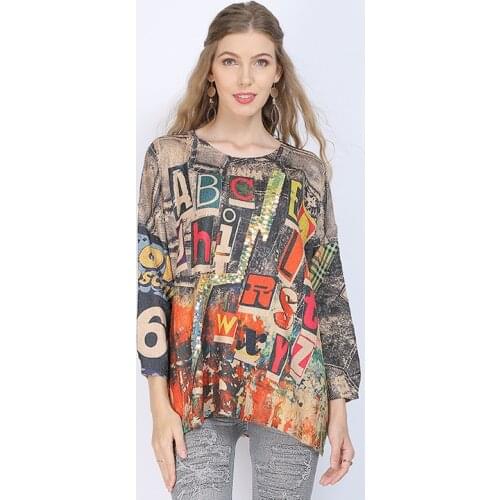 2021 New multicolor Soft Oversized Sweater For Women Winter Long Pullover Dresses Patchwork Print Jumper Casual Knitted Sweaters