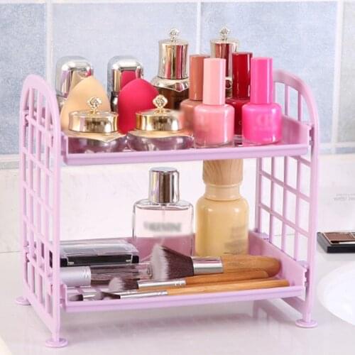 Plastic Cosmetic Storage Box Rack Jewelry Container Make Up Case Makeup Brush Holder Organizers Box Makeup Organizer Drawers