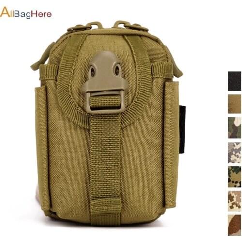 Utility Tool Small Tactical Pouch Attachment Bag Molle System Accessory Gear Outdoor Waterproof Sports Bag Mobile Phone Package