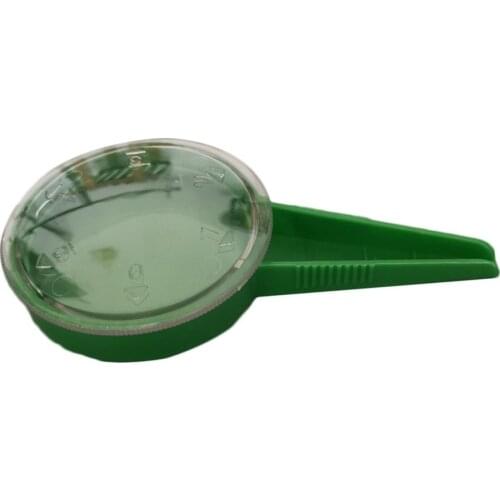 Seed Spreader Seed Planter Green Dispenser Tool with Hand Held 5 Dial Seed Seeder for Garden Flower Vegetable