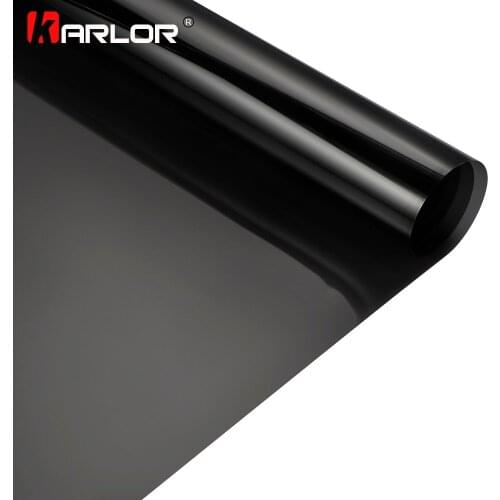 50x 400cm Light Black Car Window Tint Film Glass VLT 20% 2PLY Car Auto House Commercial Decorative Film Privacy Window Tint