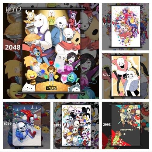 Undertale Sans Frisk Toriel Papyrus Anime Posters Canvas Painting Wall Decor Wall Art Picture for Living Room Decor Home Decor