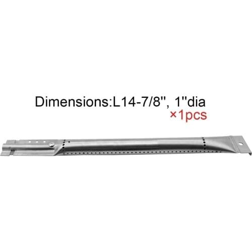 BBQ Parts Gas Grill Replacement 14.9 Inch (37.8cm) Stainless Steel Burner
