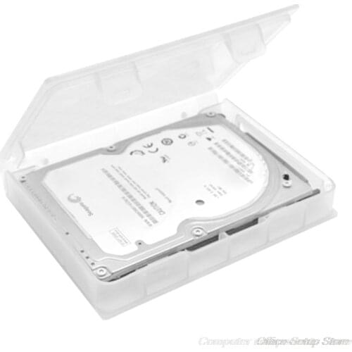 HDD Storage 2.5 inch Hard Disk Drive SSD HDD Protection Storage Box Case Clear PP Plastic F19 21 Dropshipping