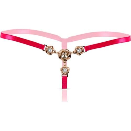 Womens Sexy Lingerie Hot Erotic Panties Porn Jewel Crotchless Underwear Underpants Sex Wear G-string Sex Toys For Couples