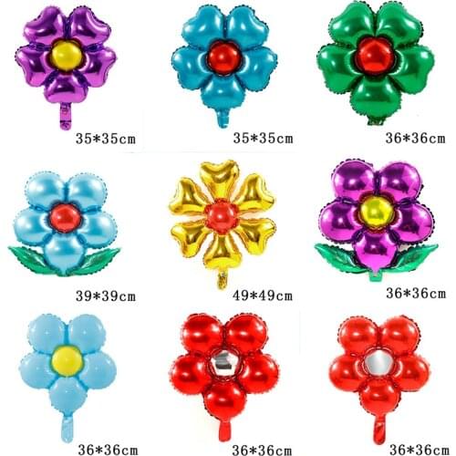 1Pc Four-leaf Clover Balloon 18inch Colourful Flower Birthday Party Decorations Adult Kids Party Wedding Aniversario Ballons