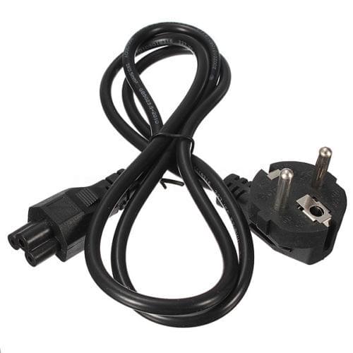 1PC EU Plug AC Power Supply Adapter Cord Cable Lead 3 Prong For Laptop Monitors