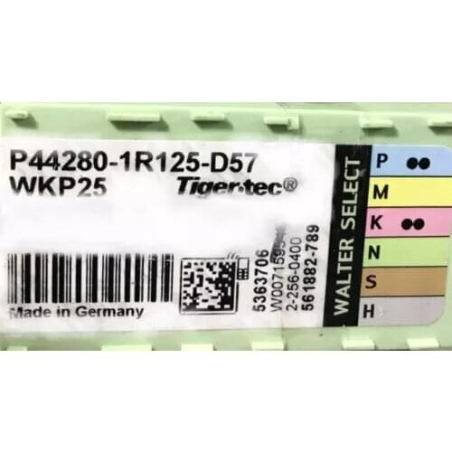 10PCS CARBIDE INSERT P44280-1R125-D57 WKP25