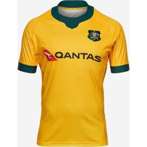 2020/2021 AUSTRALIA HOME RUGBY JERSEY size S-M-L-XL-XXL-3XL-4XL-5XL