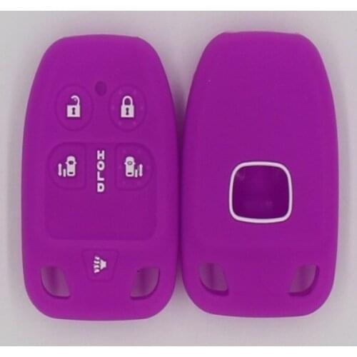 3PC Remote Key FOB silicone rubber cover case set skin cap holder for HONDA Accord Civic CRV Pilot Fit City