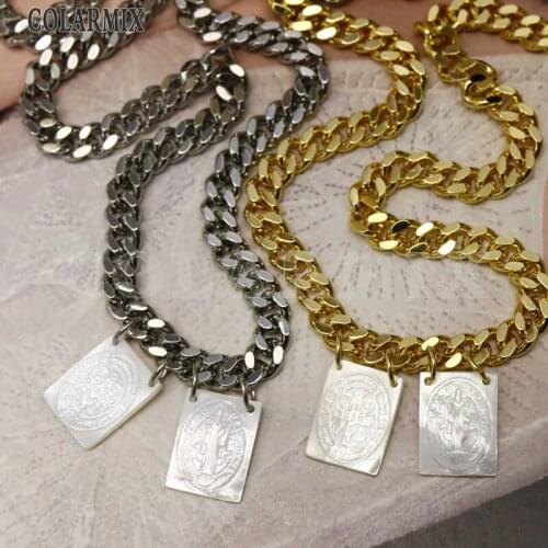 5 strands White Shell San Benito necklace collar necklace chocker necklace for women religion jewelry 9718