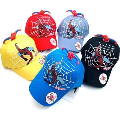 5 Style Spiderma Youth The Cartoon Youth Adjustable Hip Pop Hat Cap Blue For Boys Sonic Hot Selling Cosplay Party Gifts Toys