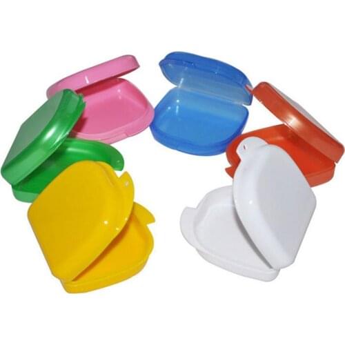 80% Hot Sale Dental Health Denture Storage Box Brace False Teeth Mouthguard Container Case