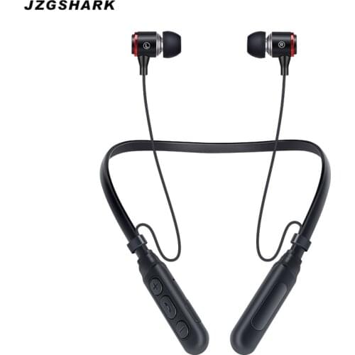 Wireless Bluetooth 5.0 Earphones Magnetic Sport Running Neckband Noise Cancelling Headphones with Microphone for Huawei Xiaomi