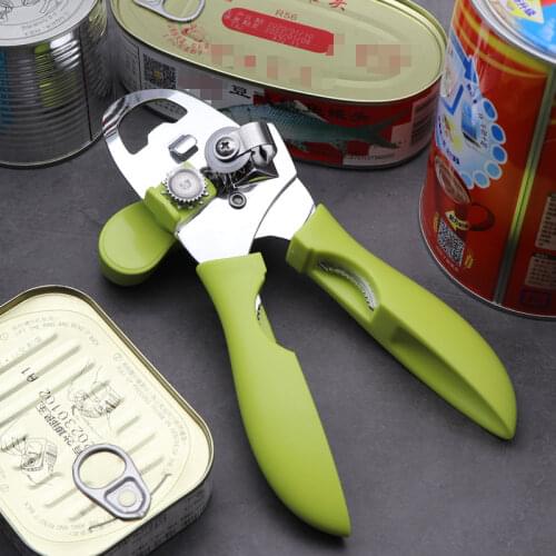 Four-in-one Multifunctional Manual Can Opener Screw Cap Bottle Opener Kitchen Opener Tool Canning Knife Kitchen Accessories