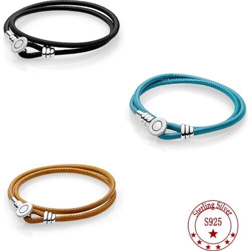 S925 Pure Leather Base Double Chain Suitable for Small Jewelry Bracelet Girl DIY Ladies Gift