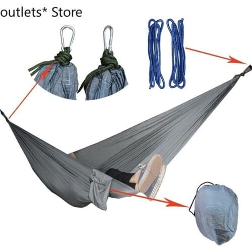 Outdoor Hammock Swing Camping Portable Double Hammock Idyllic Indoor Swing Custom Hammock