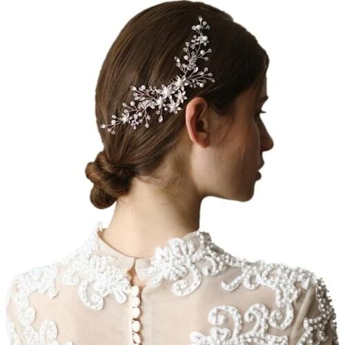 Vintage Hair Comb Plug Comb Hair Arrangement Wedding Hair Accessories For Bride And Bridesmaid, Approx. 17 × 7 Cm