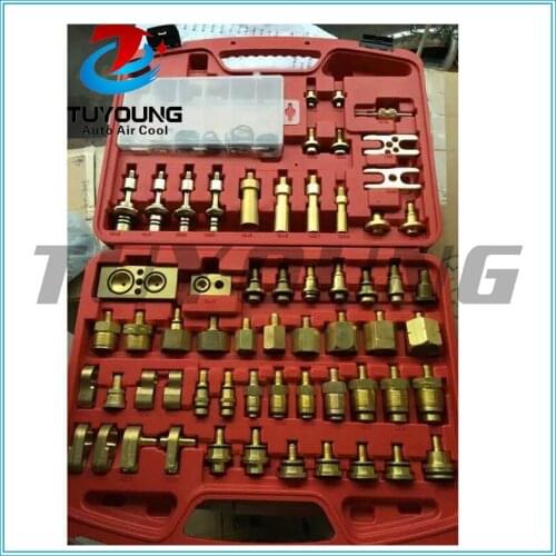Auto air conditioning Leak Detection Tools Leak check / plugging / testing Connector Repair Kit for European Car