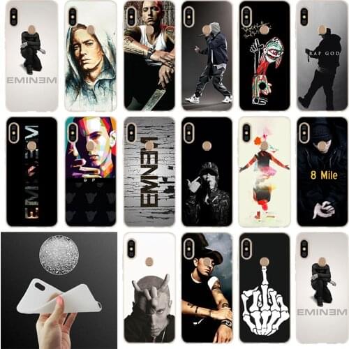 Hip Hop Rapper Eminem Soft Case Cover For Xiaomi Redmi Note 10 9 8 7 6 5 Pro 10s 9s 9T 8T Bag