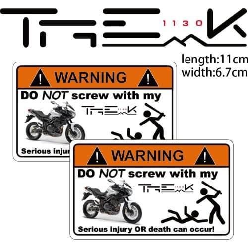 KODASKIN Motorcycle Cheap Creative Warning Sticker Decal for Benelli trek1130