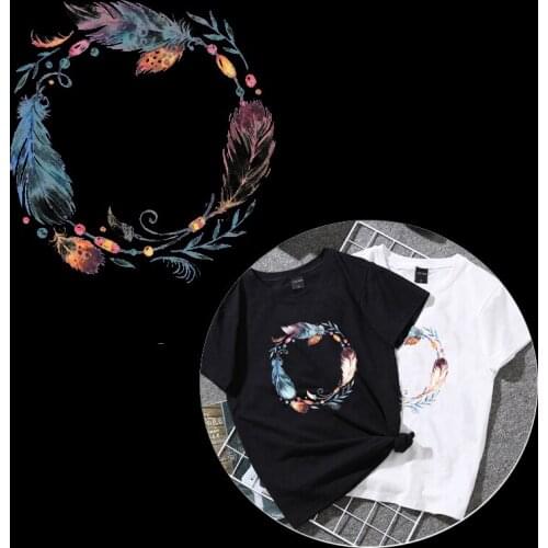 Dream Catcher Patches T-shirt Press Heat Transfer Sticker A-level Washable Iron On Appliques For T-shirt Dresses DIY Decoration