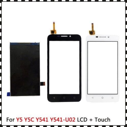 New High Quality 4.5'' For Huawei Ascend Y5 Y5C Y541 Y541-U02 Lcd Display With Touch Screen Digitizer Sensor