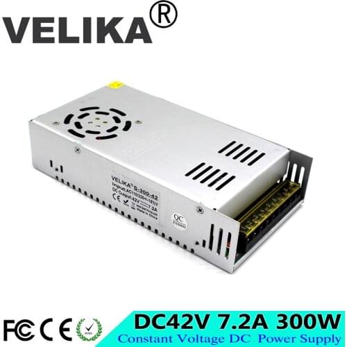 Single Output Switching power supply DC42V 7.2A 300W Power Source for CCTV Camera LED Strip light 110v 220v AC to DC 42V SMPS