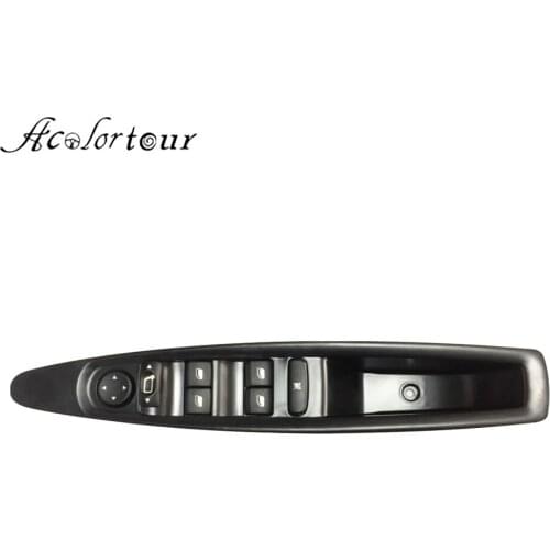 For Citroen C4 mk1 2010 Window Control Switch Manual Window Regulator With Panel Electric Window Lifter RearView Mirror Button