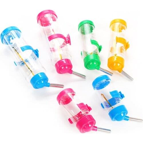 Dog Drinking Water Bottles Pet Cat Water Drinker Hanging Bottle Dispenser Dog Water Bottle Feeder Pets Supplies 80ML/125ML/250ML