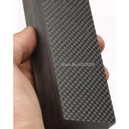 1 Piece Carbon Fiber Plate for DIY Knife Handle Material Carbon Fiber Board EDC DIY Knife Shank Patch Material