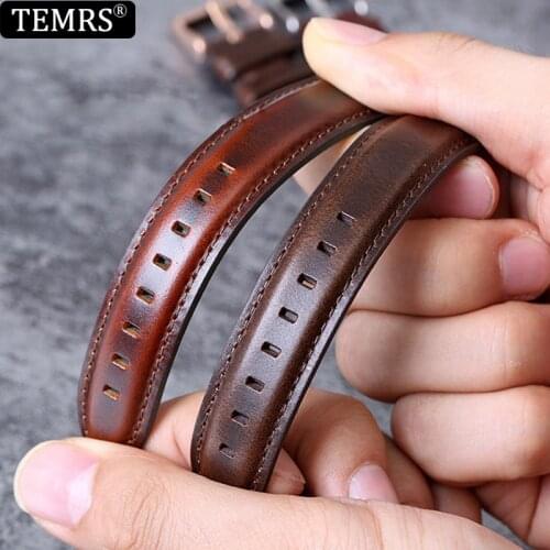 Genuine Leather Watchband Quick Release Watch Bracelet 22mm/20mm/18mm Watch Band Correa De Reloj Wristwatch 18/20/22 mm Strap