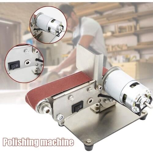 Foldable DIY Mini Belt Sander Sanding Polishing Grinding Machine Belts Grinder Portable In Stock