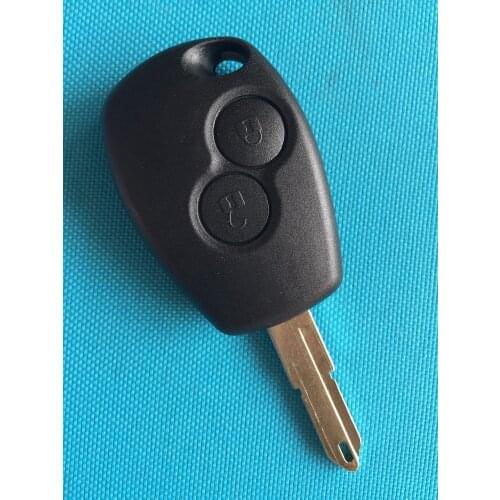 ZABEUDEIR 1pc replace For Renault CLIO MODUS KANGOO TWINGO 2 BUTTONS KEY BLIP KEY CONTROL SHELL CASE uncut blade no logo